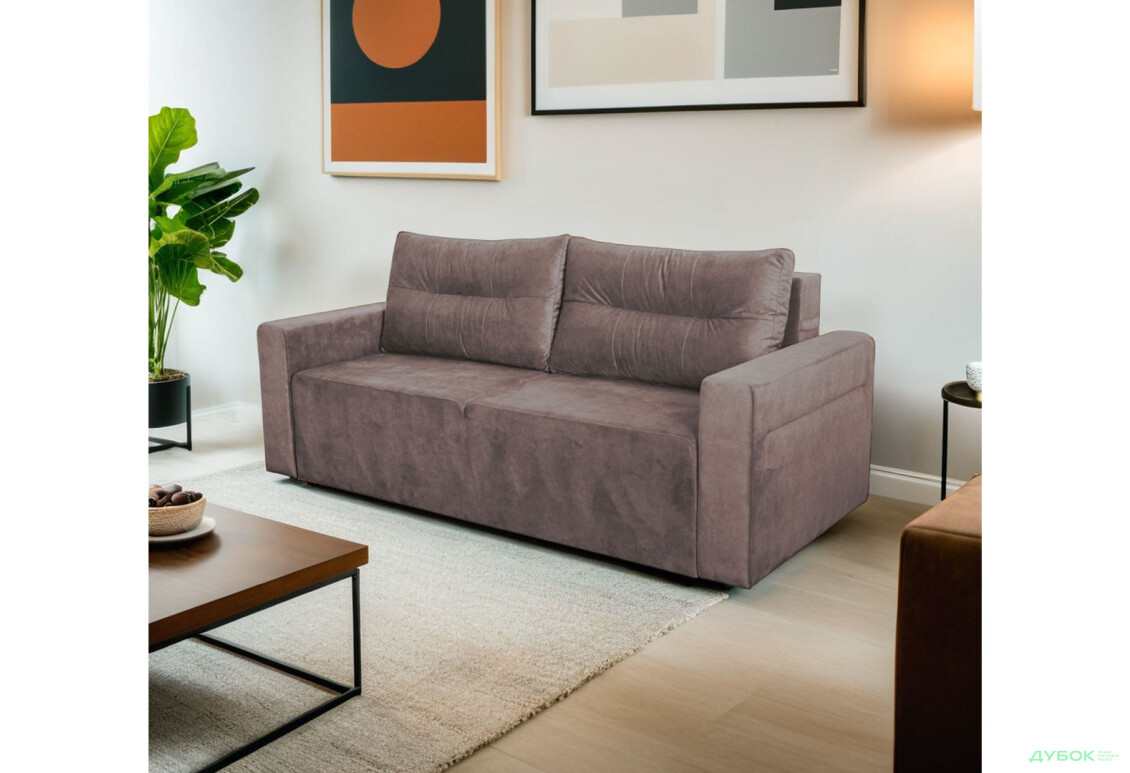 Диван Элегант Бенефит 49 230x104 см коричневый - Изображение 2 Изображение 2 - Диван Элегант Бенефит 49 230x104 см коричневый