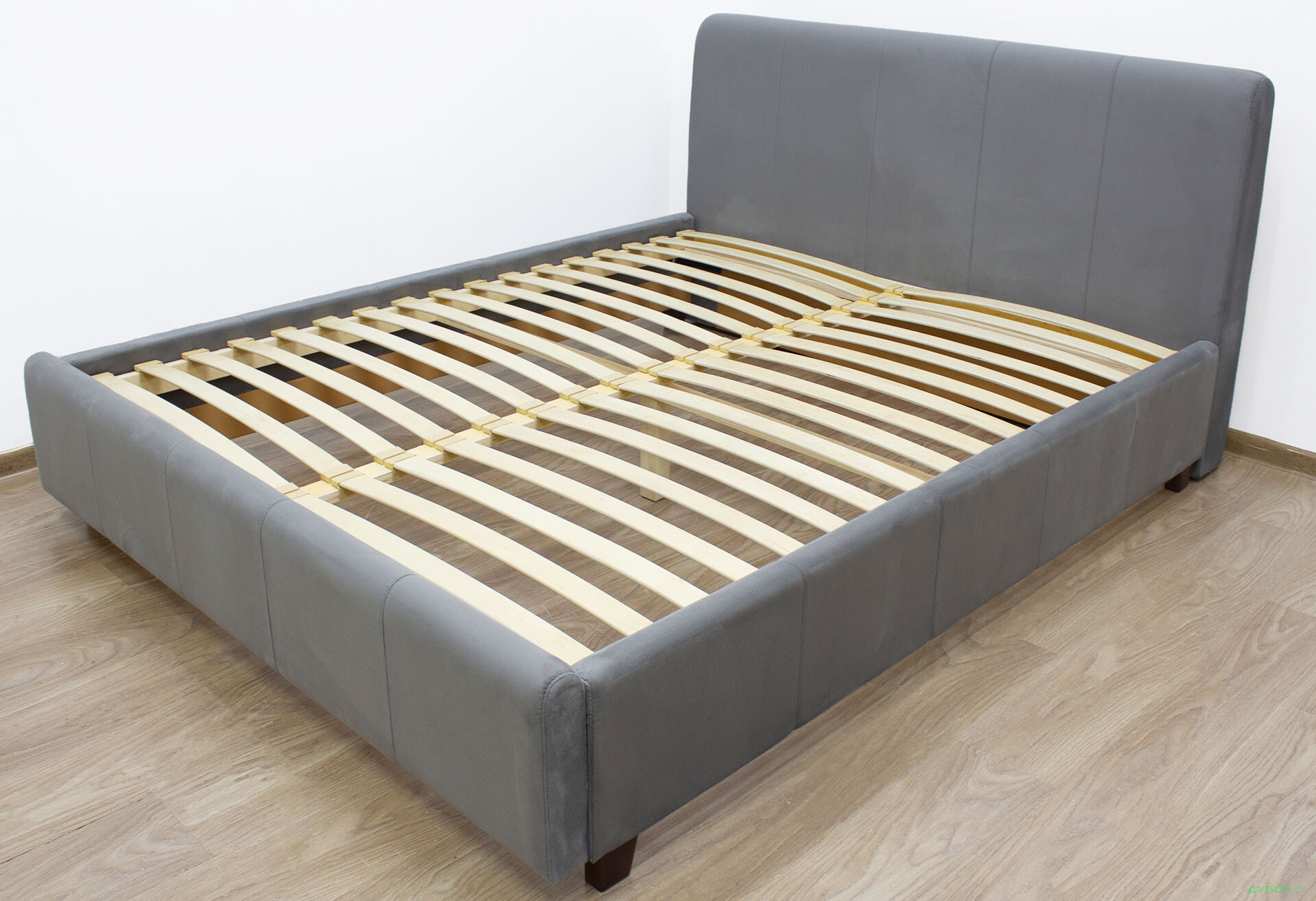 Фото 7 - Ліжко-подіум Elegant Бенефіт 51 160х200 см, сірий
