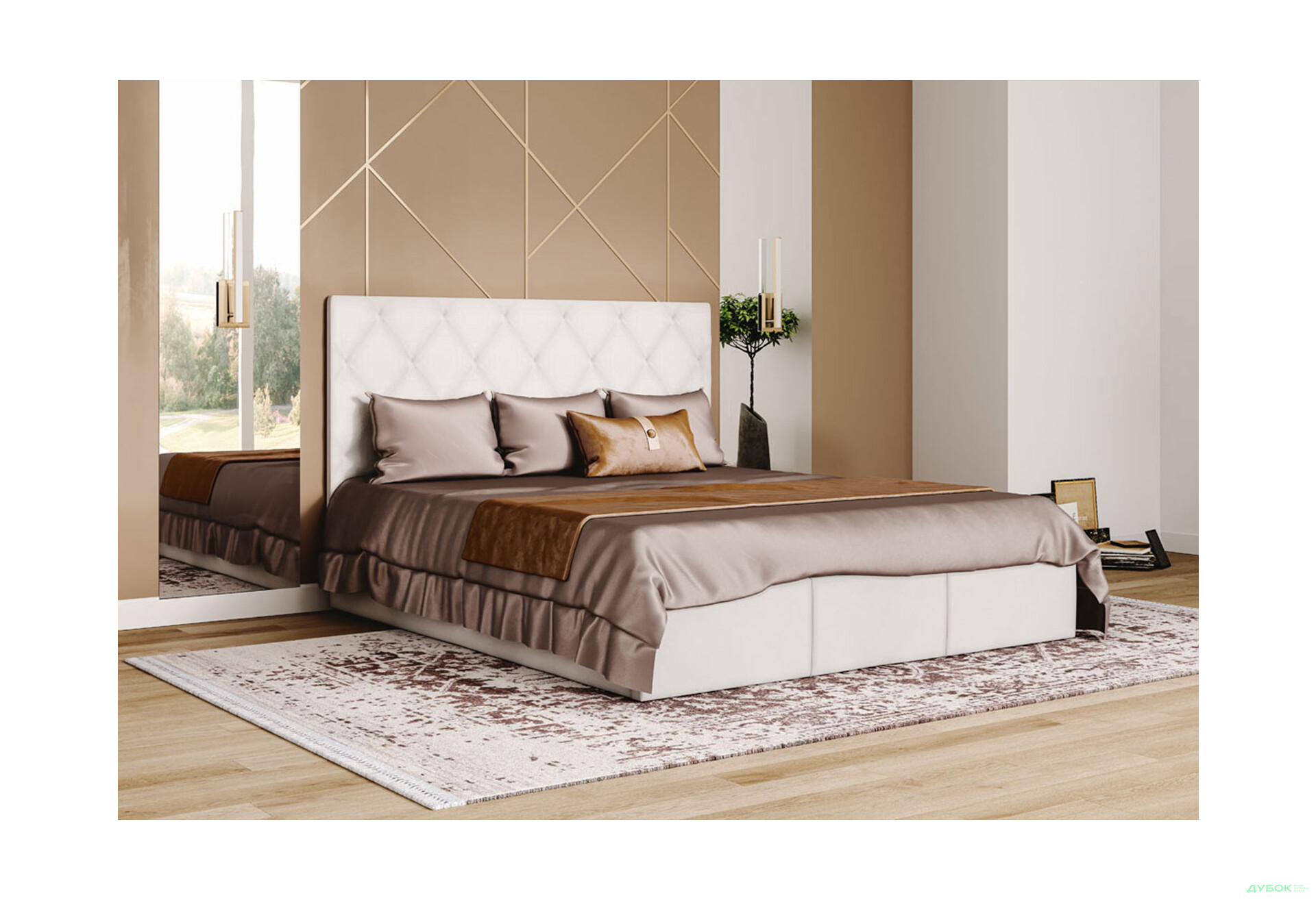 Ліжко-подіум Світ Меблів Кароліна 2, 160х200 см - Зображення 2 Зображення 2 - Ліжко-подіум Світ Меблів Кароліна 2, 160х200 см