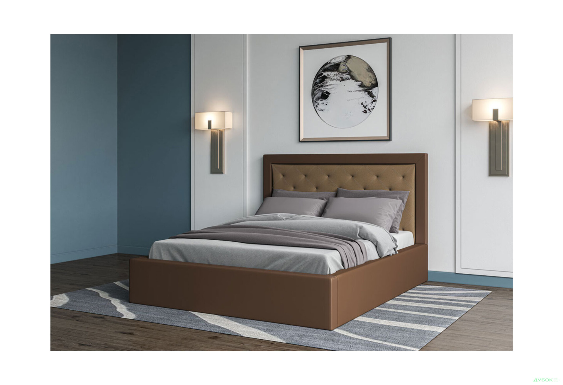 Зображення 2 - Ліжко-подіум Світ Меблів Кароліна 4, 160х200 см