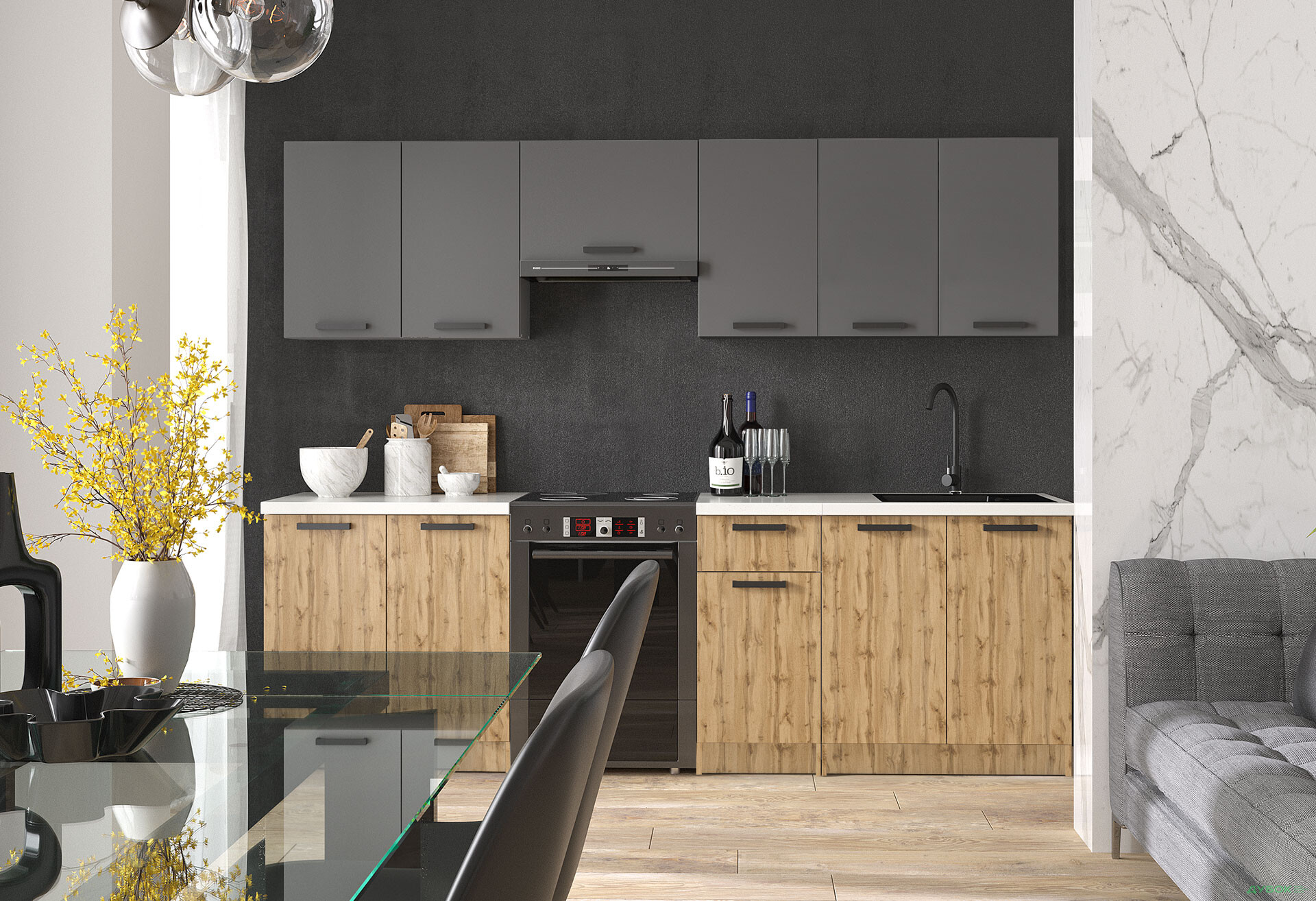 Кухня Марта / Ніка New 2.6 Kredens furniture - Зображення 3 Зображення 3 - Кухня Марта / Ніка New 2.6 Kredens furniture