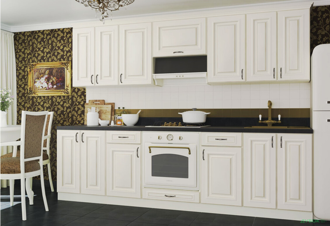 Кухня Аморе Класік / Amore Classic 2.6 (без карнизу) (І) VIP-master - Зображення 1 Зображення 1 - Кухня Аморе Класік / Amore Classic 2.6 (без карнизу) (І) VIP-master