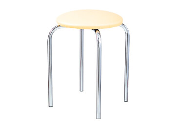 Табурет Новый Стиль Chico Chrome (Box-4) 35x35x47 см мягкий / комплект 4шт