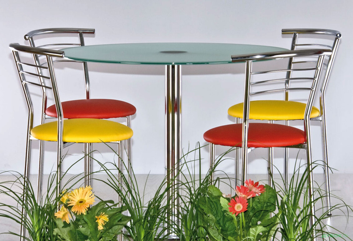 Зображення 5 - Стілець кухонний Новий Стиль Marco Chrome (Box-4) 39x39x78 см / комплект 4шт 