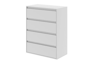 Комод Art In Head Light / Лайт с 4 ящиками 80 см, белый диамант