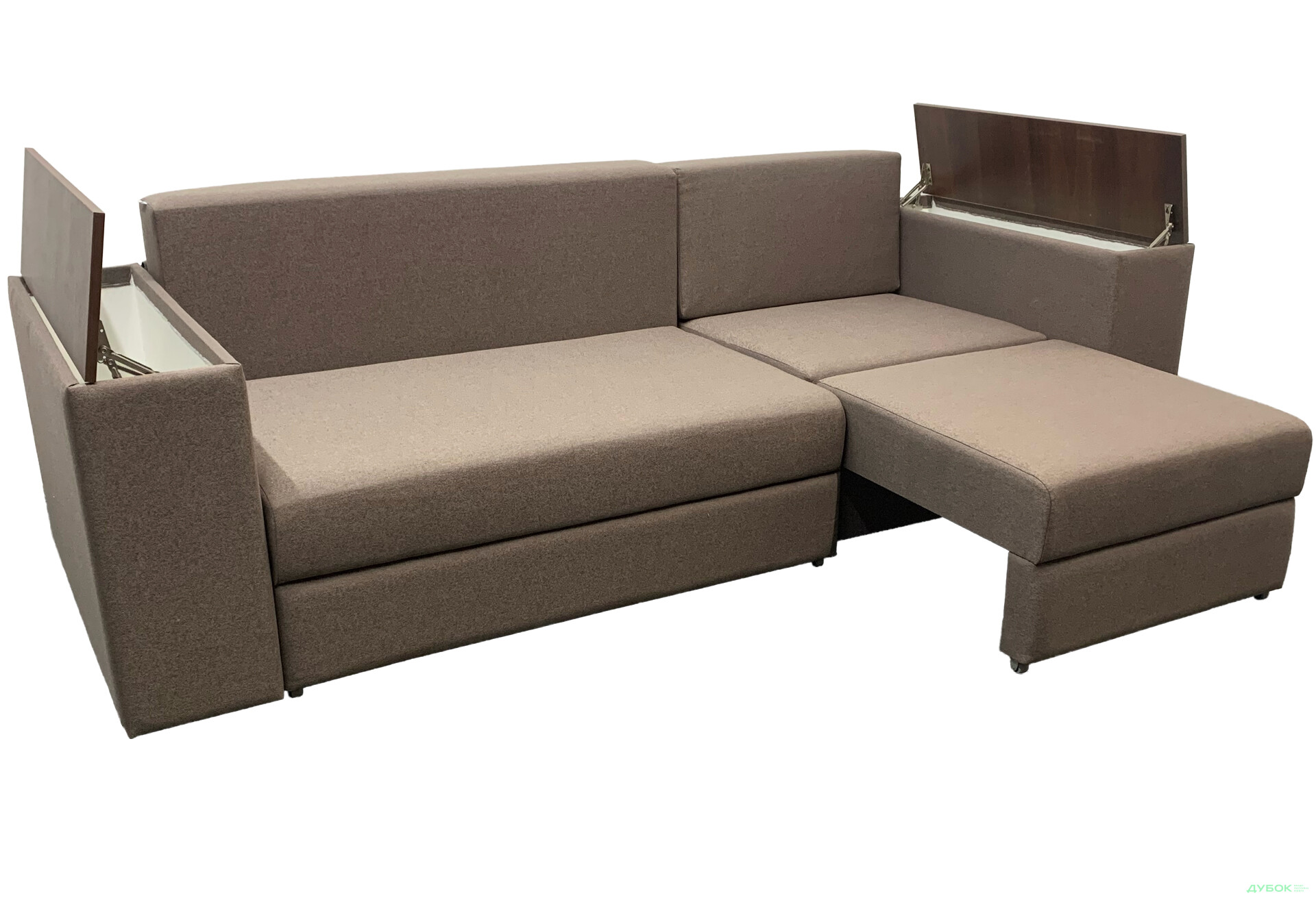 Диван Вика Прага 245x90 см коричневый (Evolution 3) - Изображение 3 Изображение 3 - Диван Вика Прага 245x90 см коричневый (Evolution 3)