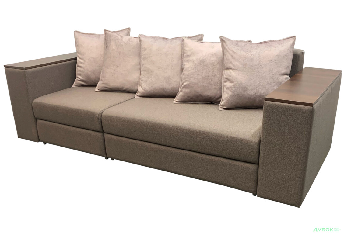 Диван Вика Прага 245x90 см коричневый (Evolution 3) - Изображение 1 Изображение 1 - Диван Вика Прага 245x90 см коричневый (Evolution 3)