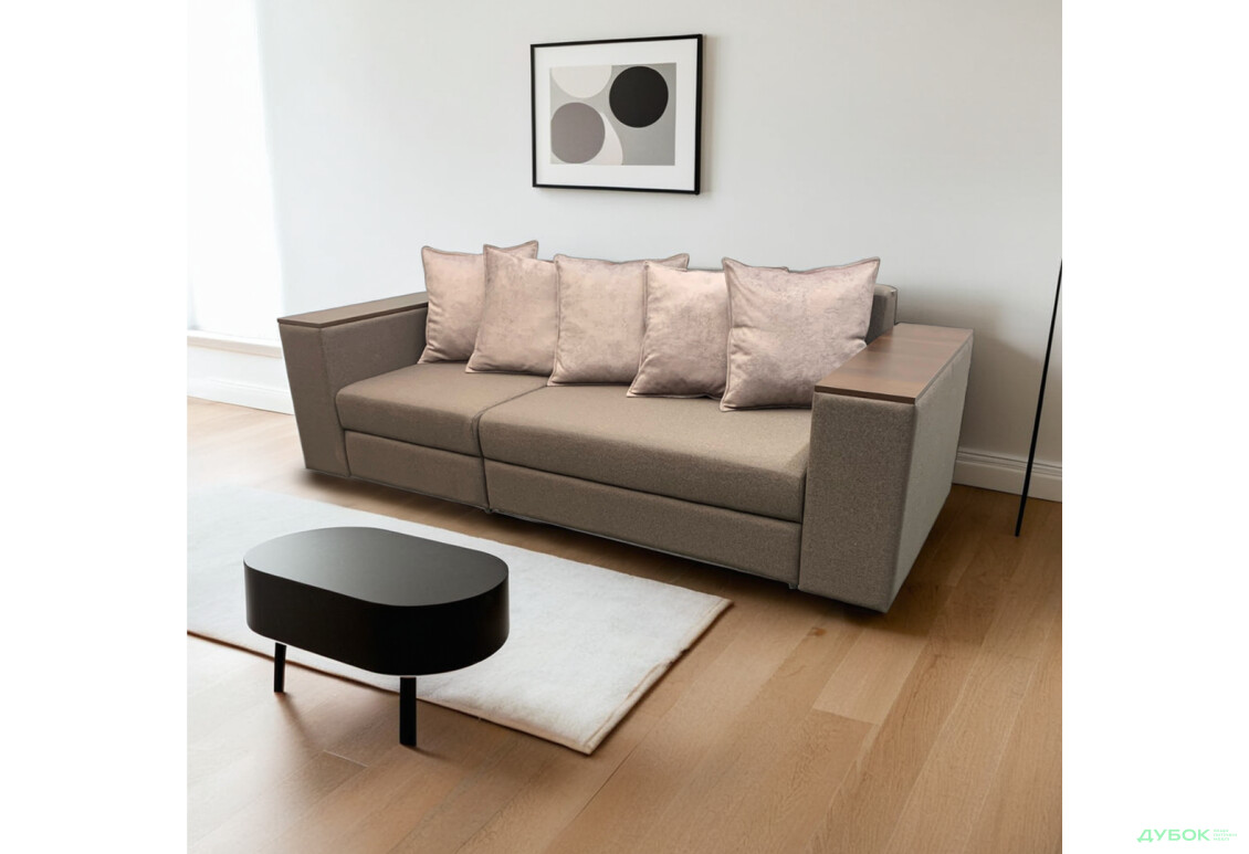 Диван Вика Прага 245x90 см коричневый (Evolution 3) - Изображение 2 Изображение 2 - Диван Вика Прага 245x90 см коричневый (Evolution 3)