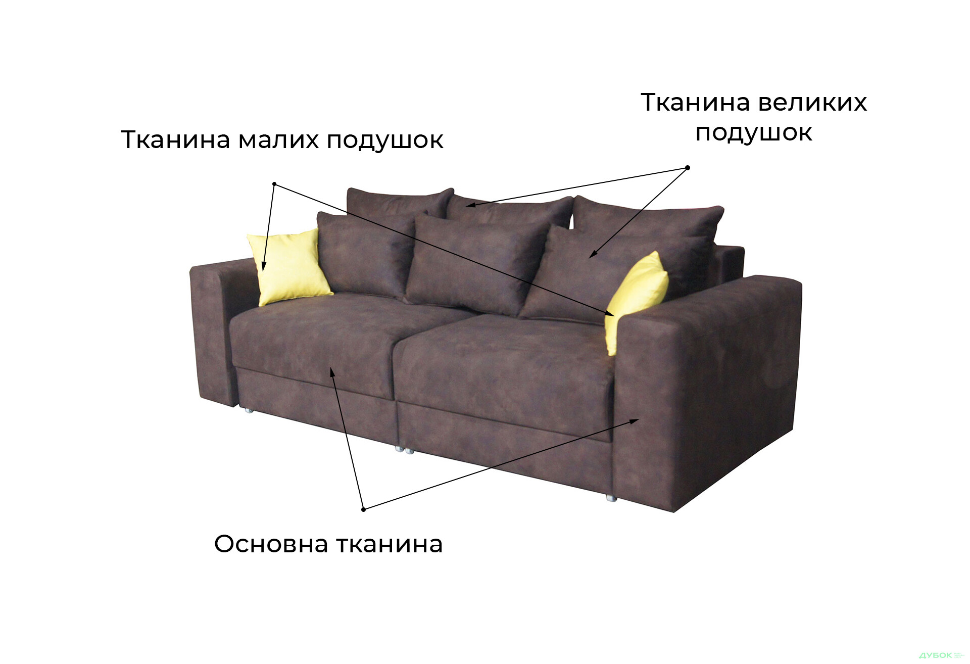 Изображение 12 - Диван Вика Магнат New 255x116 см