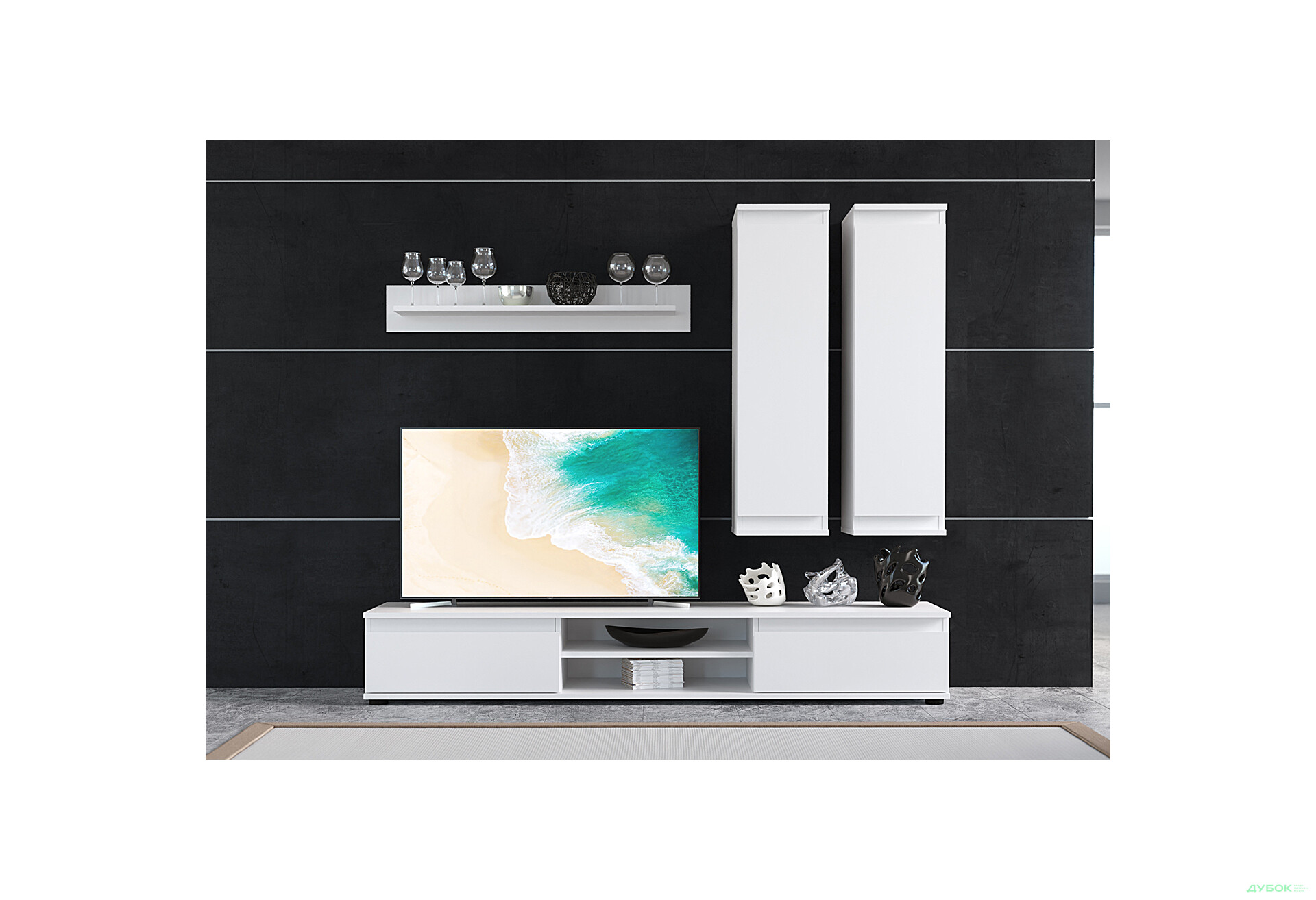 Стінка Гербор Люсія 175 см  - Зображення 1 Зображення 1 - Стінка Гербор Люсія 175 см