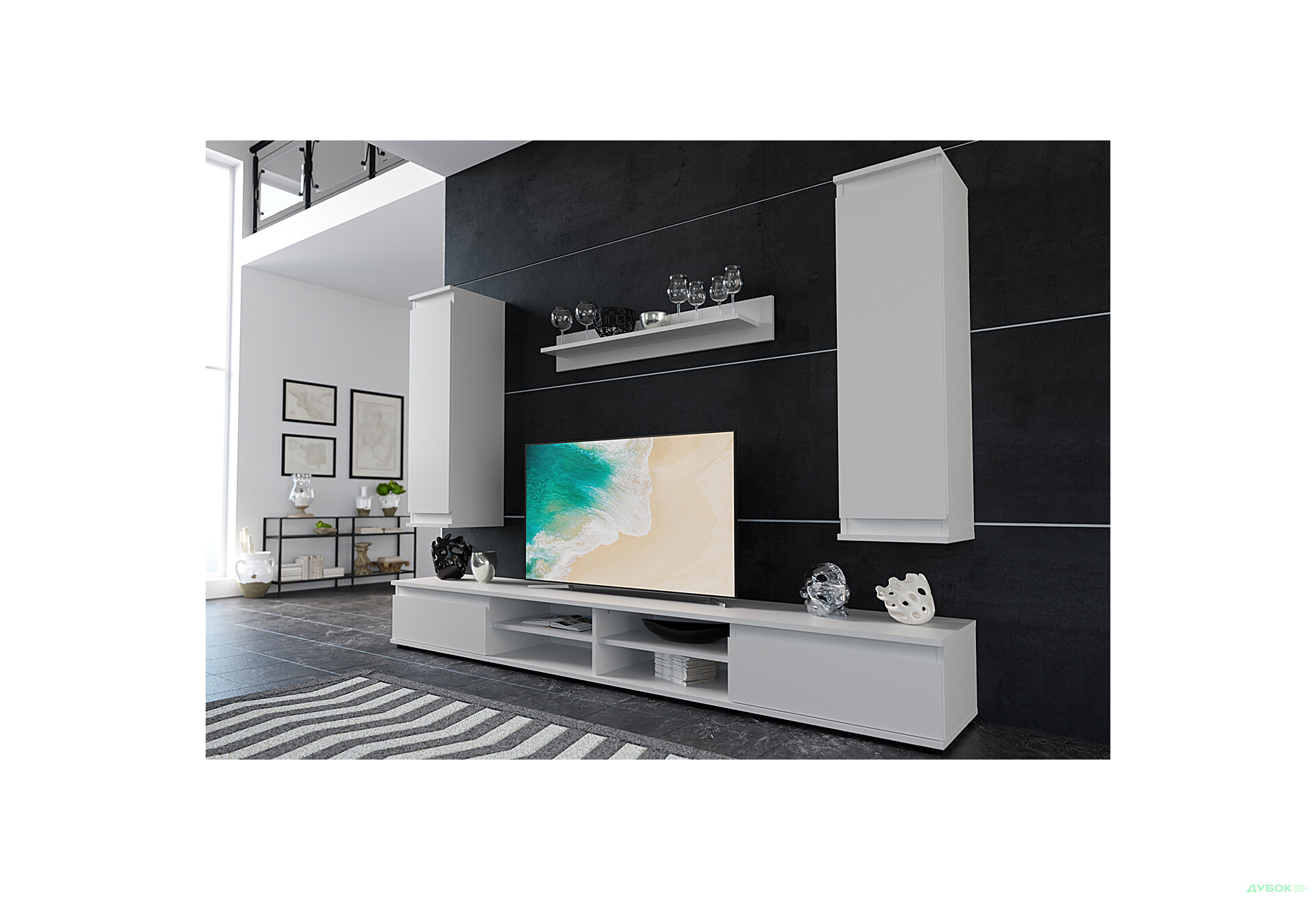 Стінка Гербор Люсія 220 см  - Зображення 1 Зображення 1 - Стінка Гербор Люсія 220 см