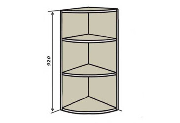 В56R Полиці кутові 92