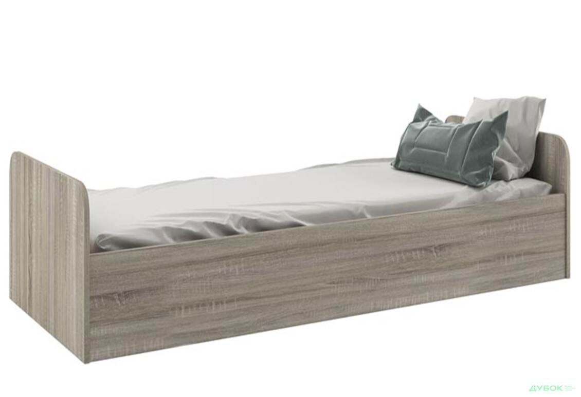 Ліжко Світ Меблів Савана New 80х190 см, дуб крафт сірий