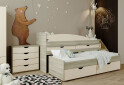 Фото 3 - Ліжко двоярусне Світ Меблів Савана New 80х190 см з шухлядами і висувними стільницями