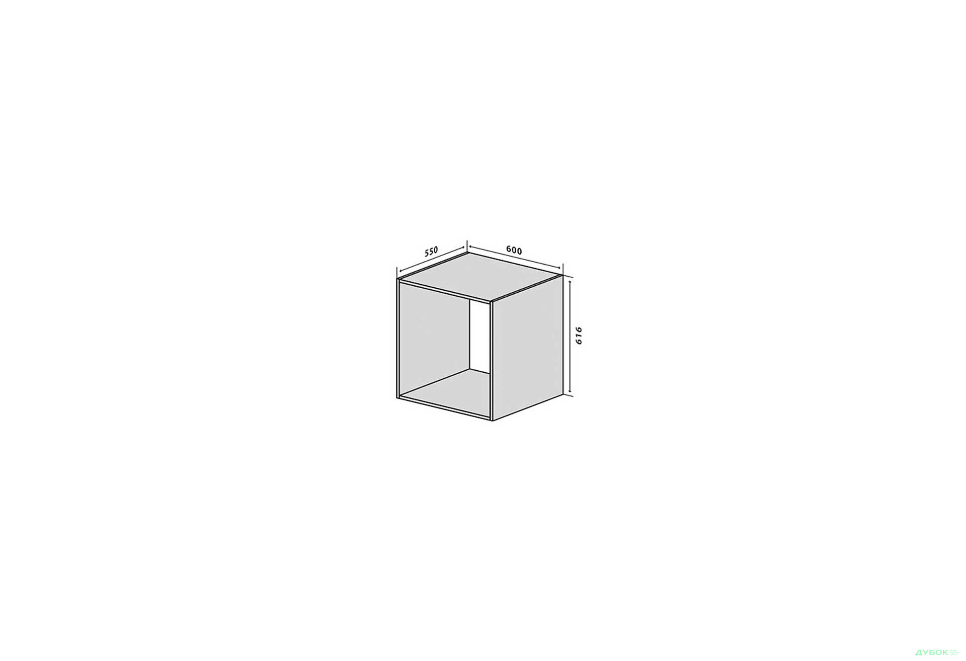 Изображение 1 - Н38 Тумба надстройка Интерно Глянец/ Interno Gloss Вип-Мастер