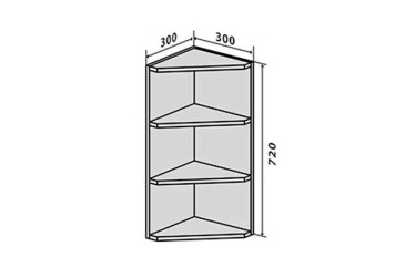 В15 Полиці кутові 72