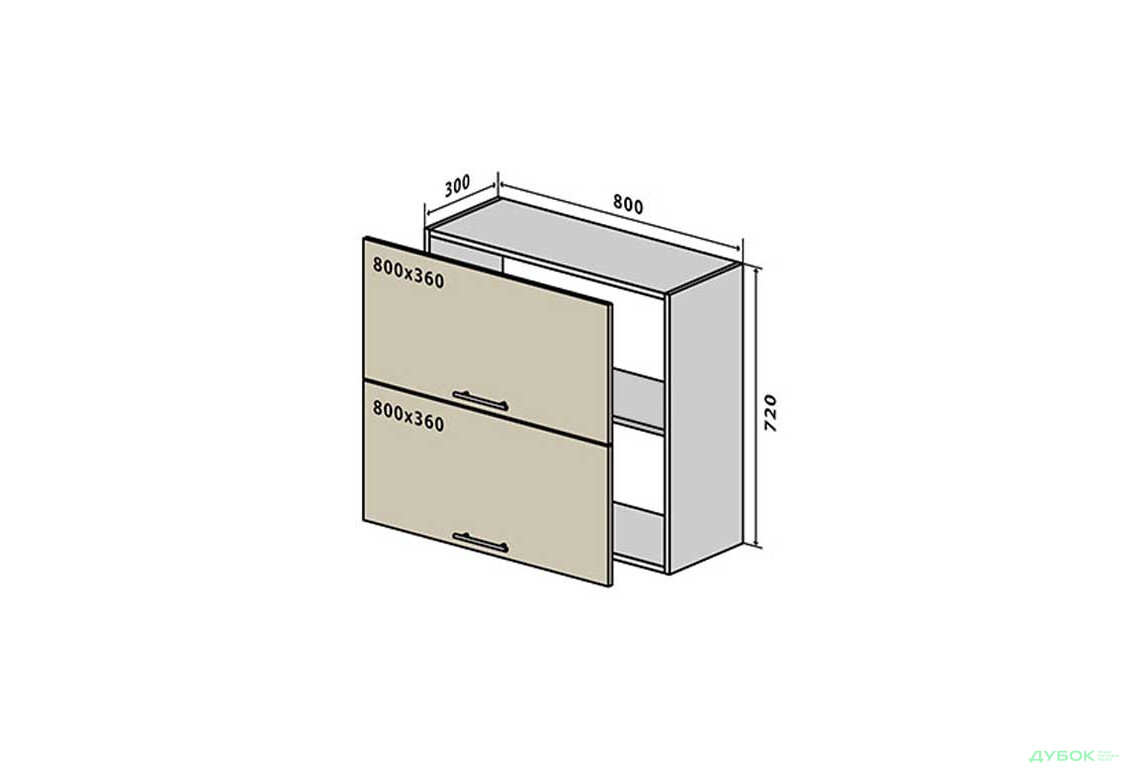 В21 Тумба 2Д 80 Інтерно Глянець Люкс/ Interno Gloss Luxe VIP-master - Зображення 1 Зображення 1 - В21 Тумба 2Д 80 Інтерно Глянець Люкс/ Interno Gloss Luxe VIP-master
