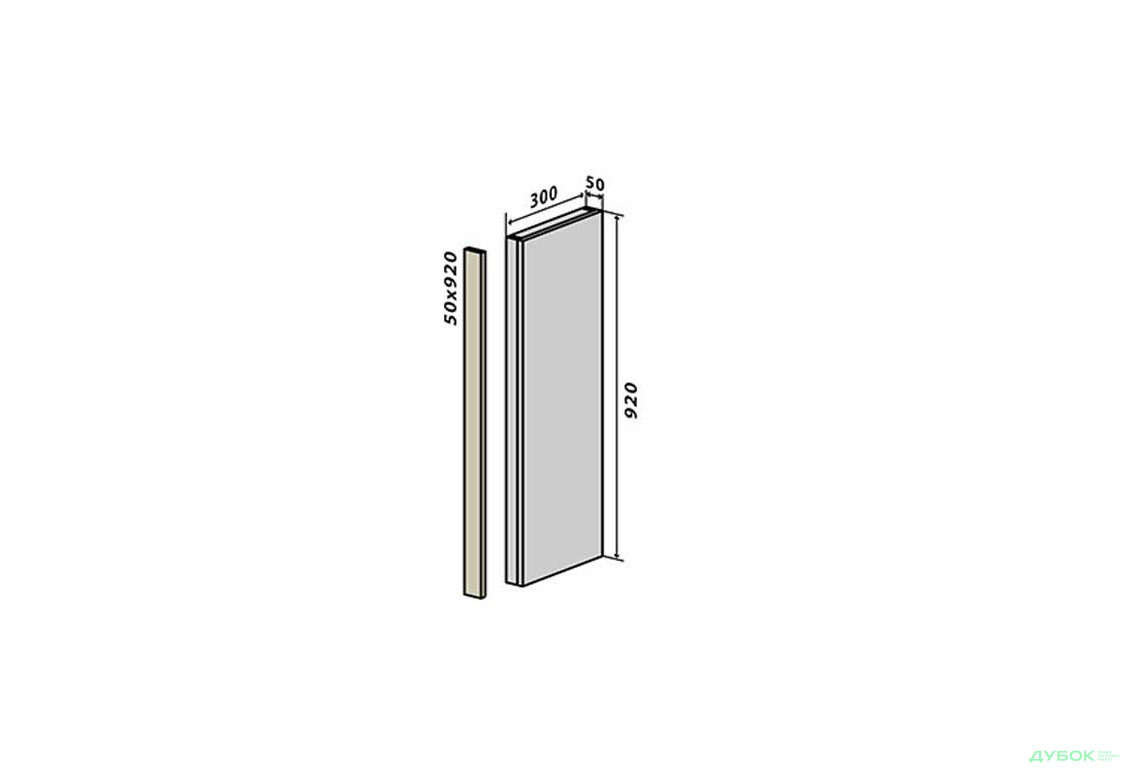 В40 заглушка (верх) 92 Інтерно Глянець Люкс/ Interno Gloss Luxe VIP-master - Зображення 1 Зображення 1 - В40 заглушка (верх) 92 Інтерно Глянець Люкс/ Interno Gloss Luxe VIP-master