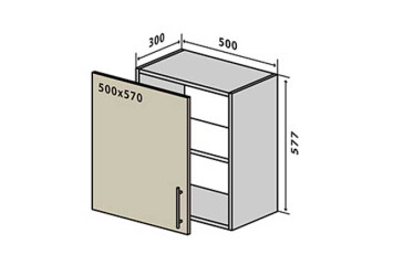 В52 Тумба 1Д 50