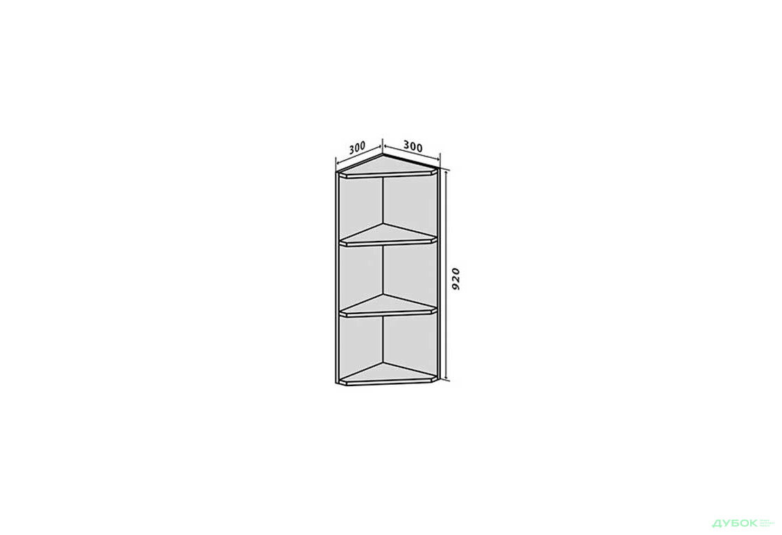 В55 Полки угловые 92 Интерно Глянец Люкс/ Interno Gloss Luxe Вип-Мастер - Изображение 1 Изображение 1 - В55 Полки угловые 92 Интерно Глянец Люкс/ Interno Gloss Luxe Вип-Мастер