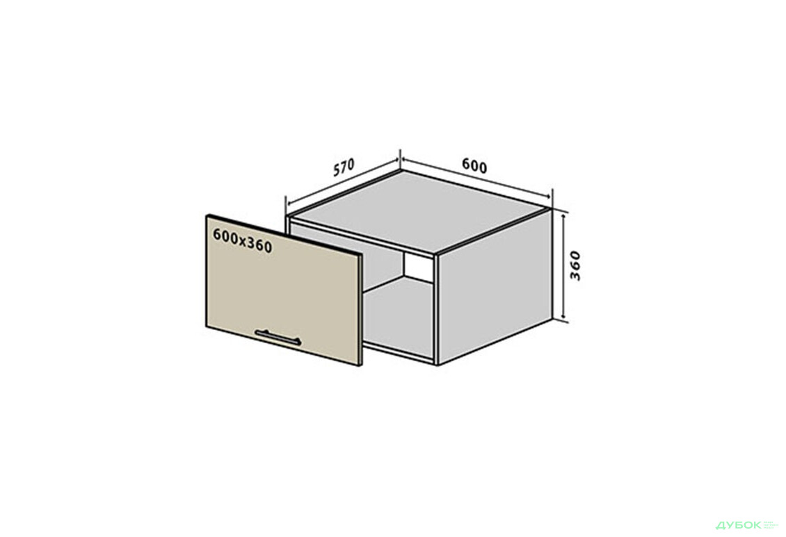 В66 Окапник Пенал 60 Інтерно Глянець Люкс/ Interno Gloss Luxe VIP-master - Зображення 1 Зображення 1 - В66 Окапник Пенал 60 Інтерно Глянець Люкс/ Interno Gloss Luxe VIP-master