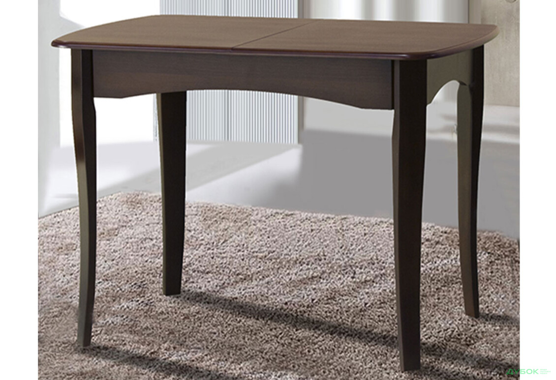 Стіл обідній Модуль Люкс Челсі 108x73 см розкладний, горіх - Зображення 2 Зображення 2 - Стіл обідній Модуль Люкс Челсі 108x73 см розкладний, горіх