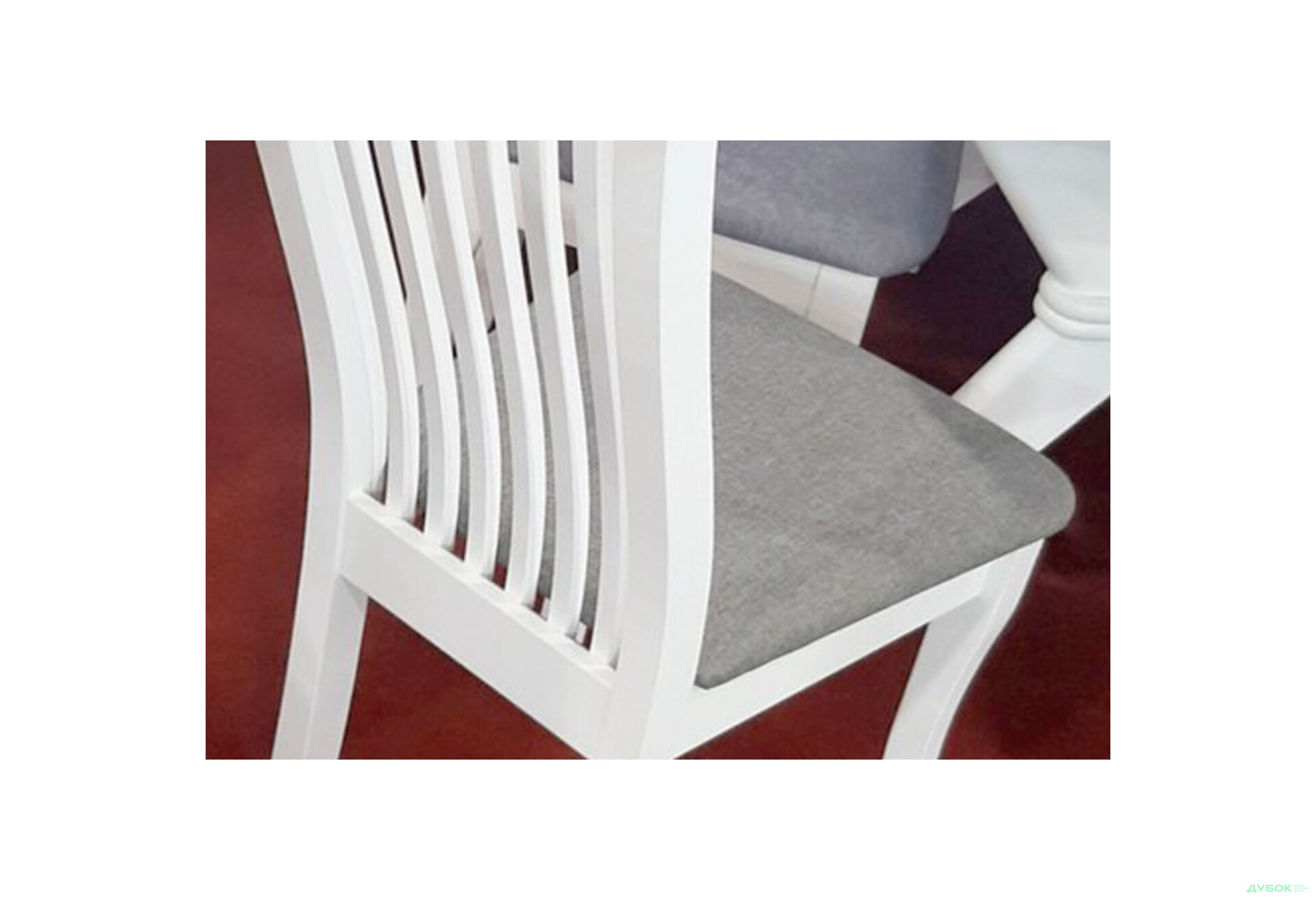 Стілець кухонний Модуль Люкс Честер 44x44x102 см з високою спинкою, білий - Зображення 5 Зображення 5 - Стілець кухонний Модуль Люкс Честер 44x44x102 см з високою спинкою, білий