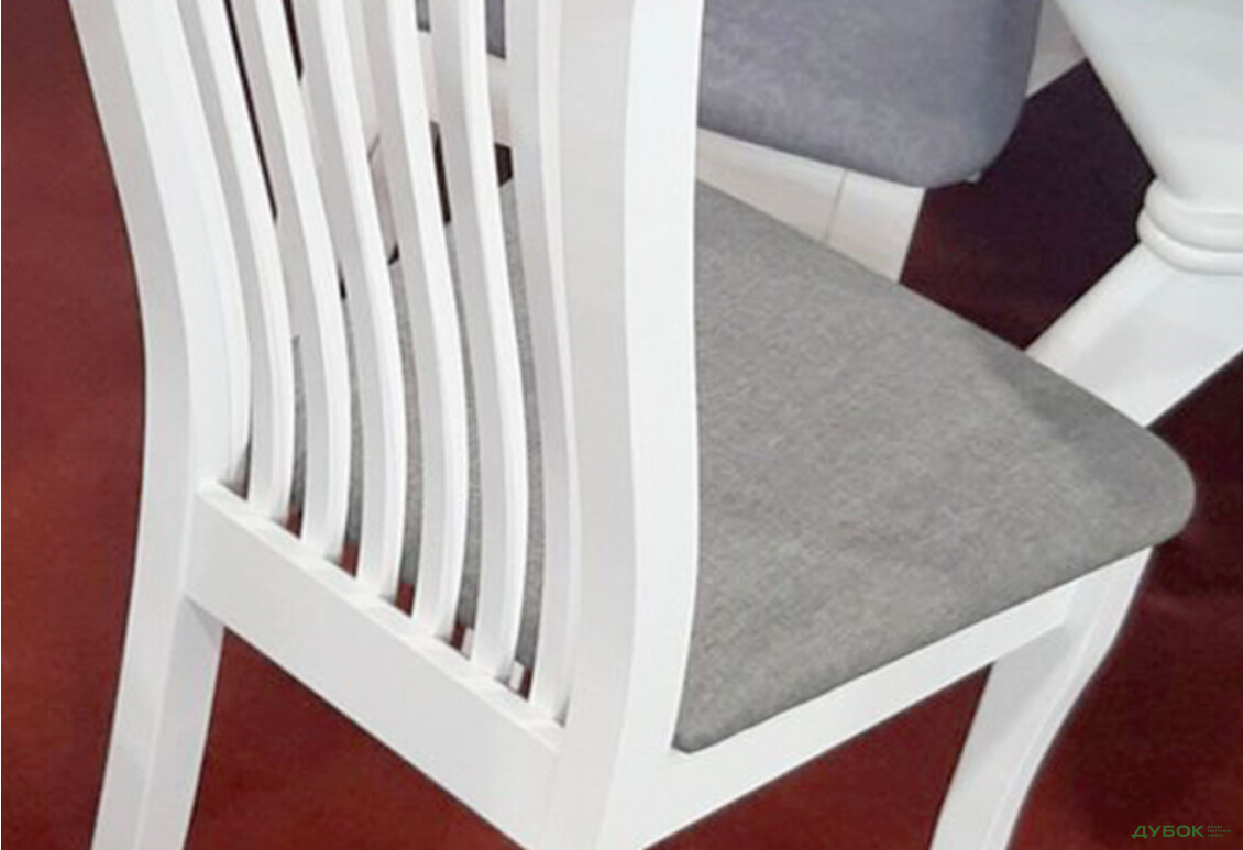 Стілець кухонний Модуль Люкс Честер 44x44x102 см з високою спинкою, білий - Зображення 5 Зображення 5 - Стілець кухонний Модуль Люкс Честер 44x44x102 см з високою спинкою, білий