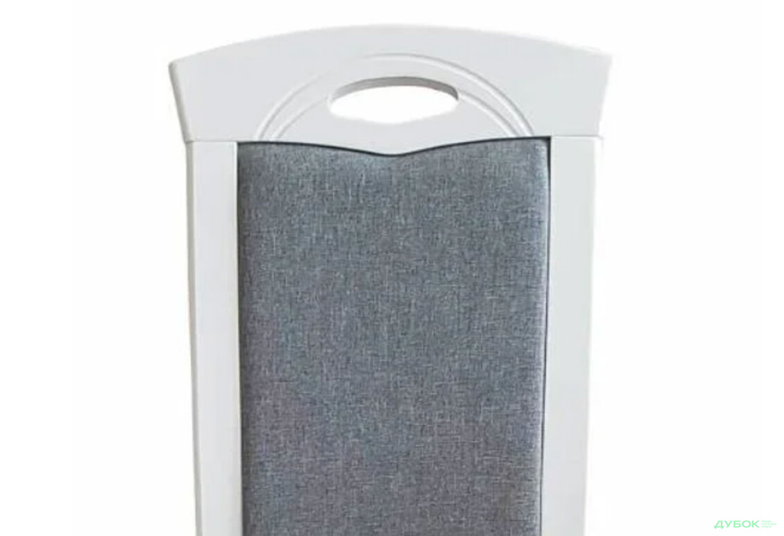 Стілець кухонний Модуль Люкс Турин 43x45x97 см з високою спинкою, білий - Зображення 2 Зображення 2 - Стілець кухонний Модуль Люкс Турин 43x45x97 см з високою спинкою, білий