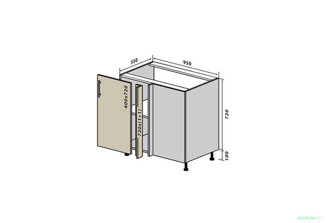 Н16 Заглушка 1Д 95 Інтерно Глянець Люкс/ Interno Gloss Luxe VIP-master - Зображення 1 Зображення 1 - Н16 Заглушка 1Д 95 Інтерно Глянець Люкс/ Interno Gloss Luxe VIP-master