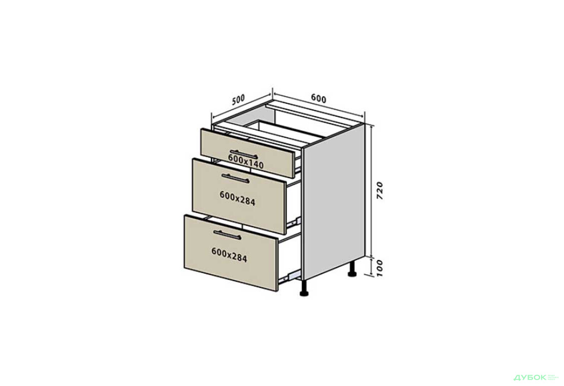 Н28 Тумба 3Ш 60 Інтерно Глянець Люкс/ Interno Gloss Luxe VIP-master - Зображення 1 Зображення 1 - Н28 Тумба 3Ш 60 Інтерно Глянець Люкс/ Interno Gloss Luxe VIP-master