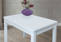 Стіл обідній Модуль Люкс Космо 122x74 см розкладний, білий - Зображення 3 Зображення 3 - Стіл обідній Модуль Люкс Космо 122x74 см розкладний, білий