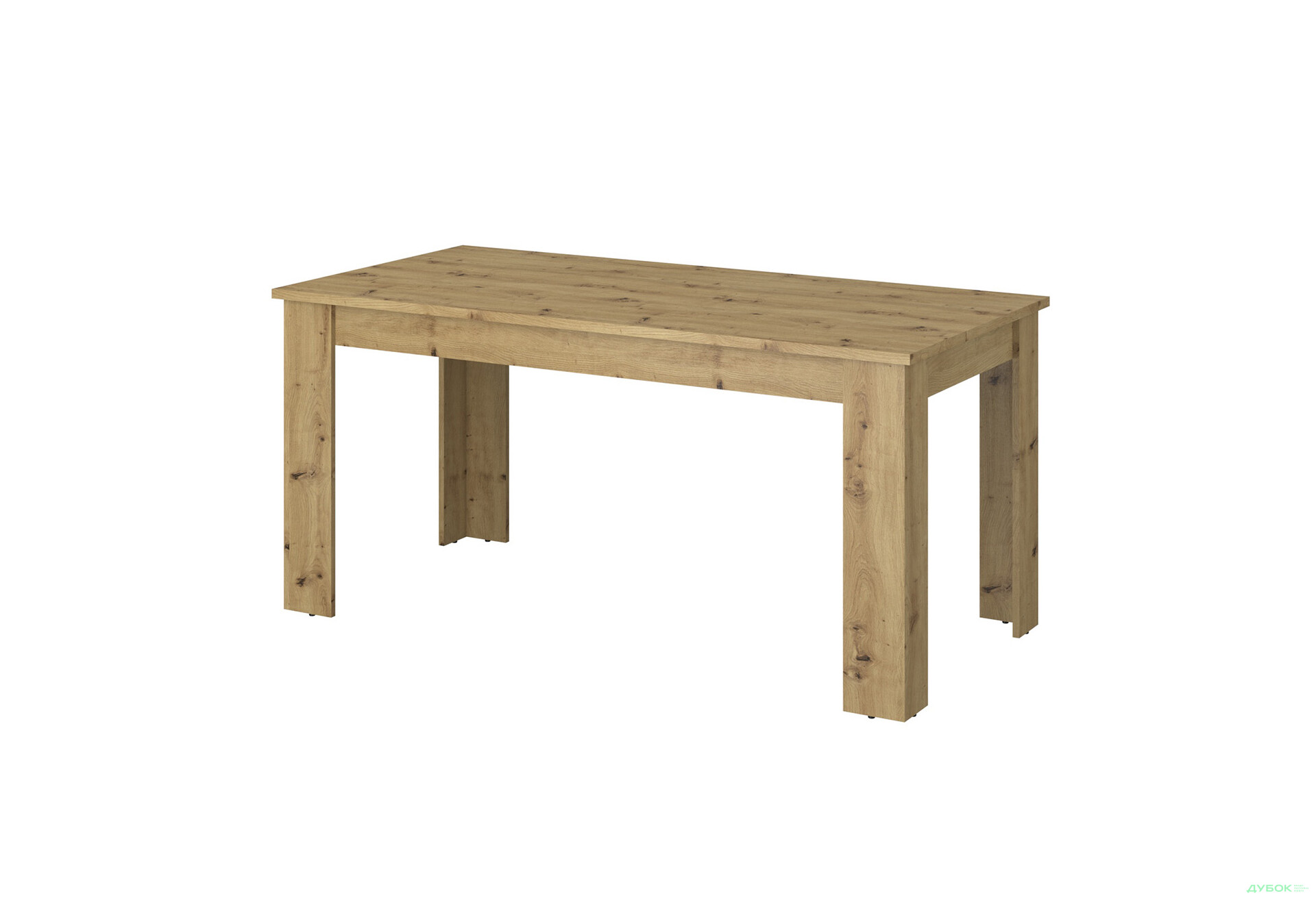 Стол обеденный VMV holding STOL Айсон 160x80 см, дуб артизан - Изображение 1 Изображение 1 - Стол обеденный VMV holding STOL Айсон 160x80 см, дуб артизан