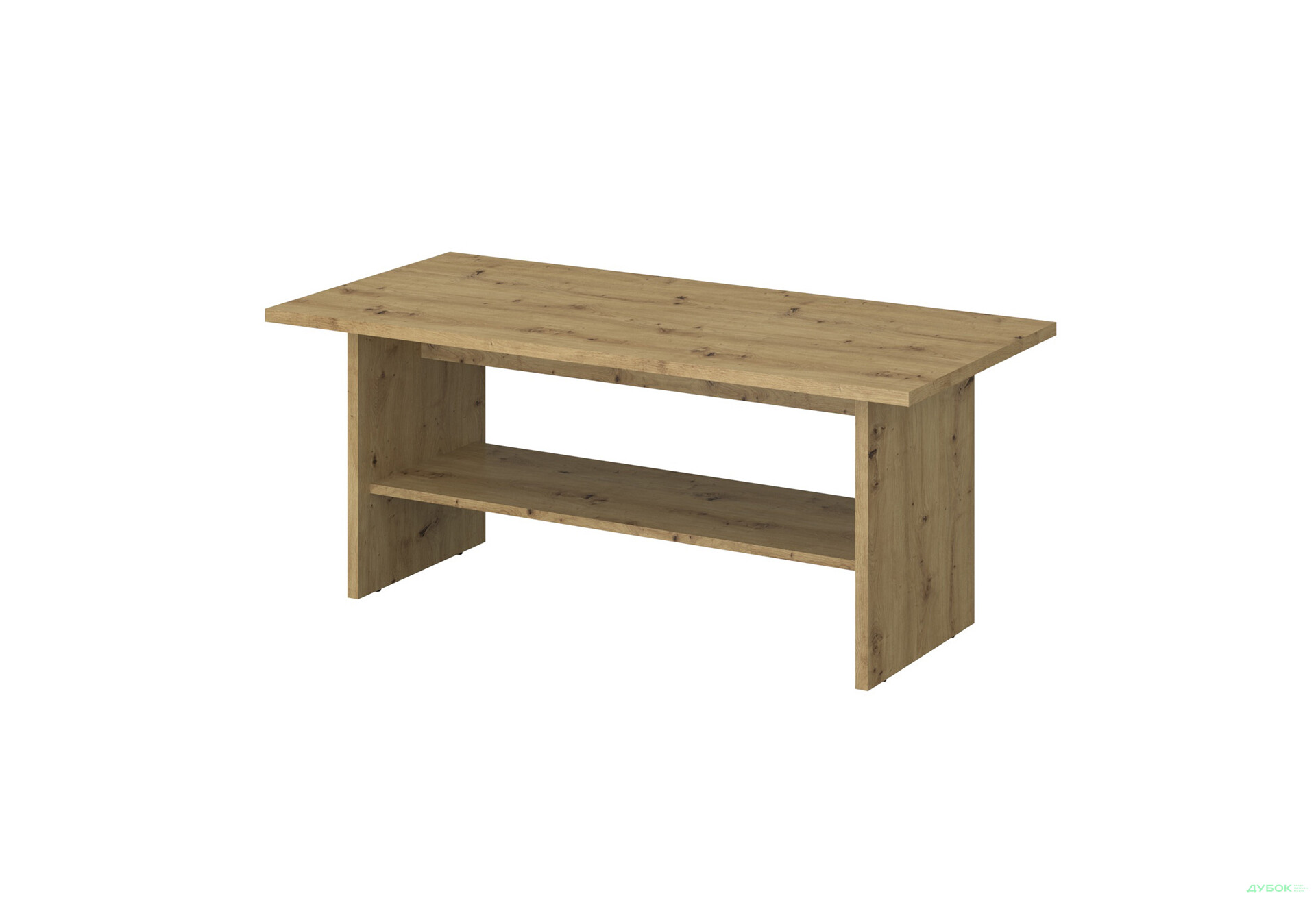 Изображение 1 - Стол журнальный ВМВ Холдинг Айсон 120x57 см с полкой, дуб артизан