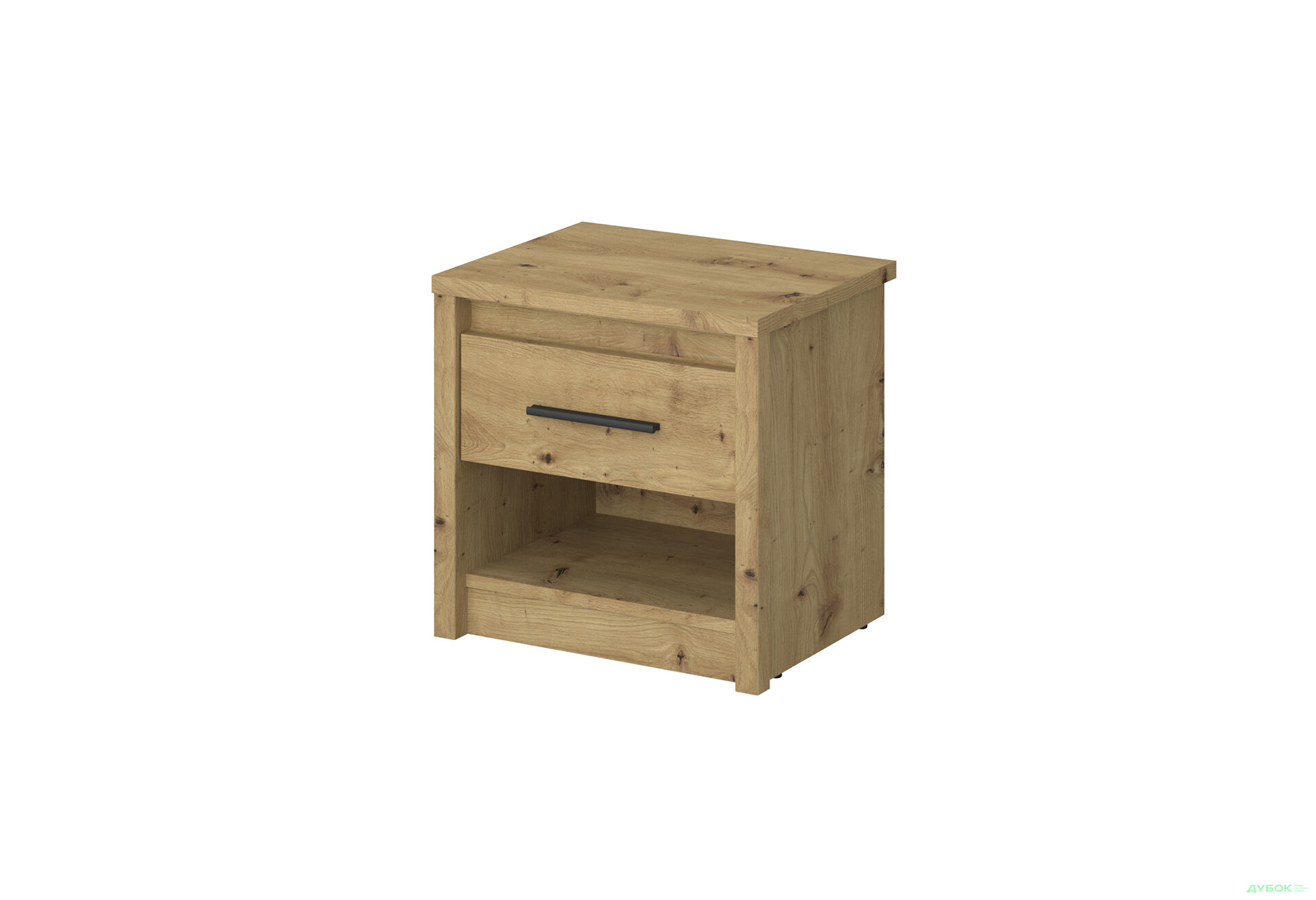 Тумба приліжкова VMV holding Айсон з шухлядою 47 см Дуб артізан - Зображення 1 Зображення 1 - Тумба приліжкова VMV holding Айсон з шухлядою 47 см Дуб артізан