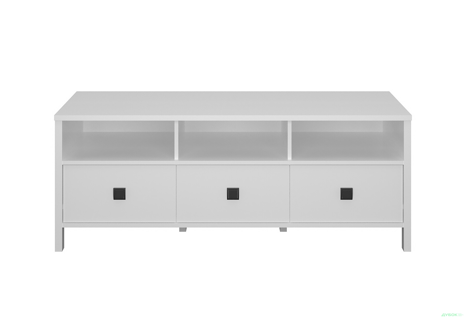 Тумба под ТВ VMV holding Марокко с 3 ящиками и полками 149 см Белая - Изображение 2 Изображение 2 - Тумба под ТВ VMV holding Марокко с 3 ящиками и полками 149 см Белая