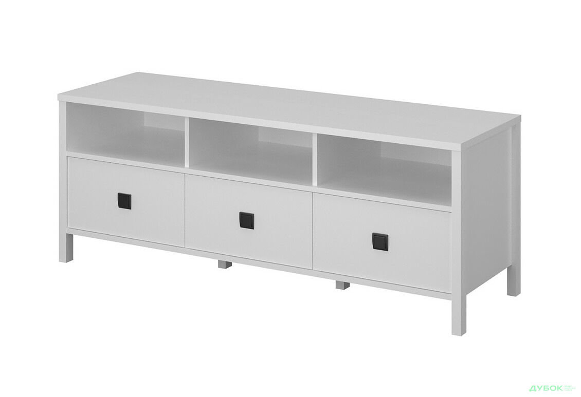 Тумба под ТВ VMV holding Марокко с 3 ящиками и полками 149 см Белая - Изображение 1 Изображение 1 - Тумба под ТВ VMV holding Марокко с 3 ящиками и полками 149 см Белая