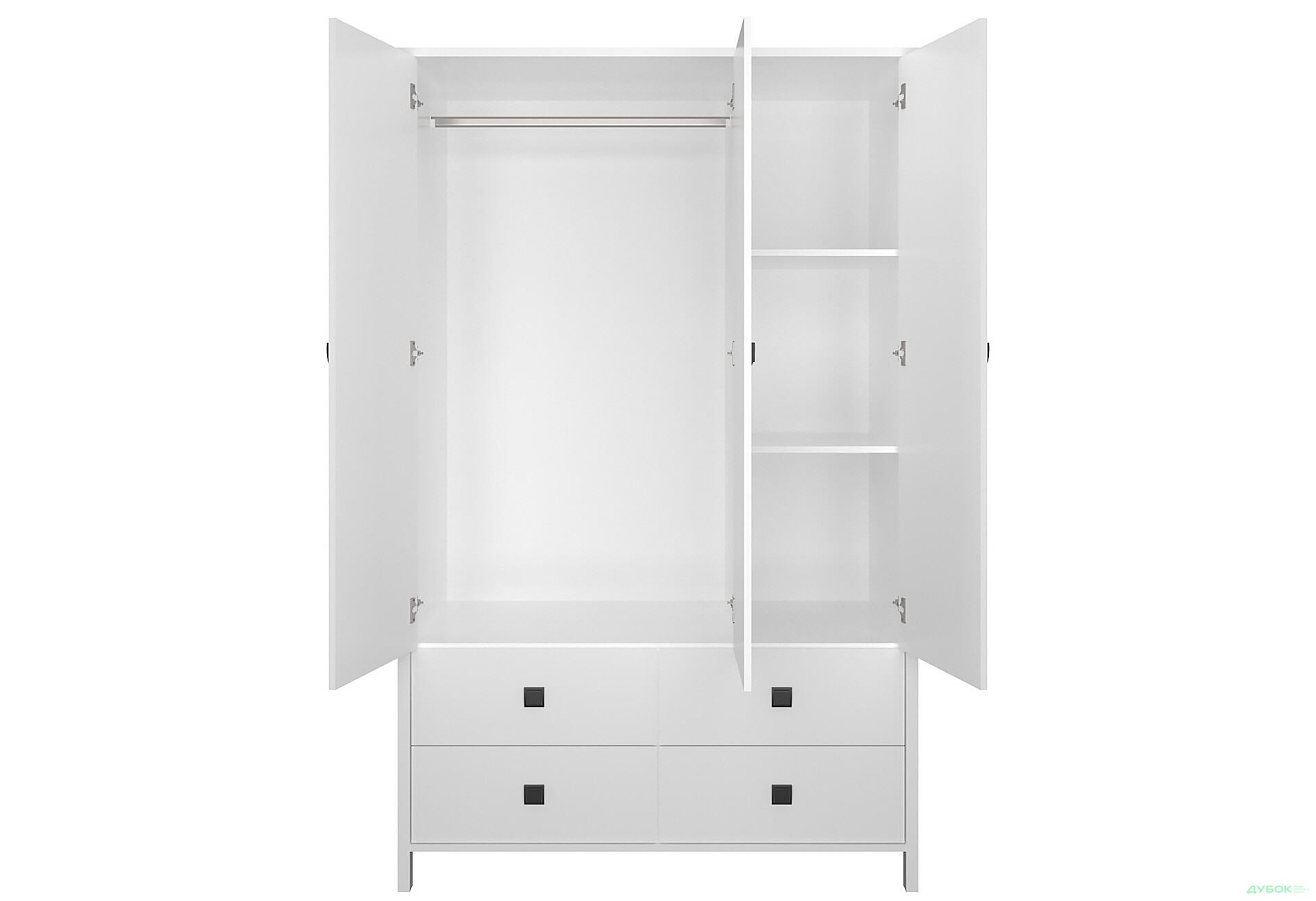 Зображення 3 - Шафа SZF 3D4S Марокко Біла VMV holding