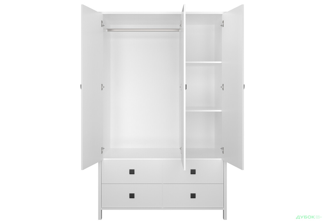 Зображення 3 - Шафа SZF 3D4S Марокко Біла VMV holding