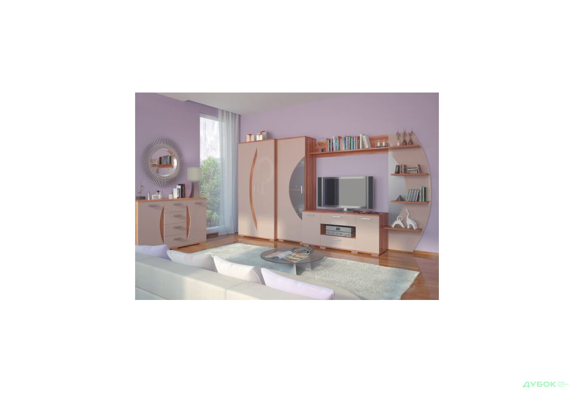 Изображение 3 - Модульная гостиная Ольвия Нова (глянец) Сокме