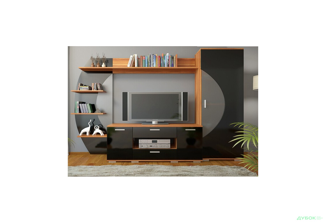 Модульная гостиная Ольвия Нова (глянец) Сокме