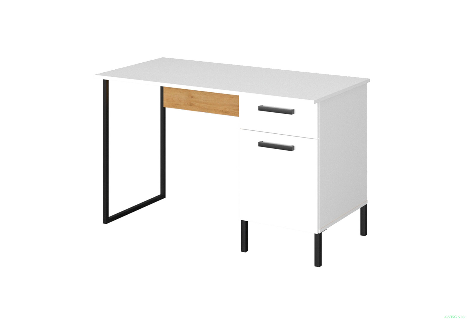 Стол письменный ВМВ Холдинг Сантес 120x60 см с тумбой и ящиком - Изображение 1 Изображение 1 - Стол письменный ВМВ Холдинг Сантес 120x60 см с тумбой и ящиком