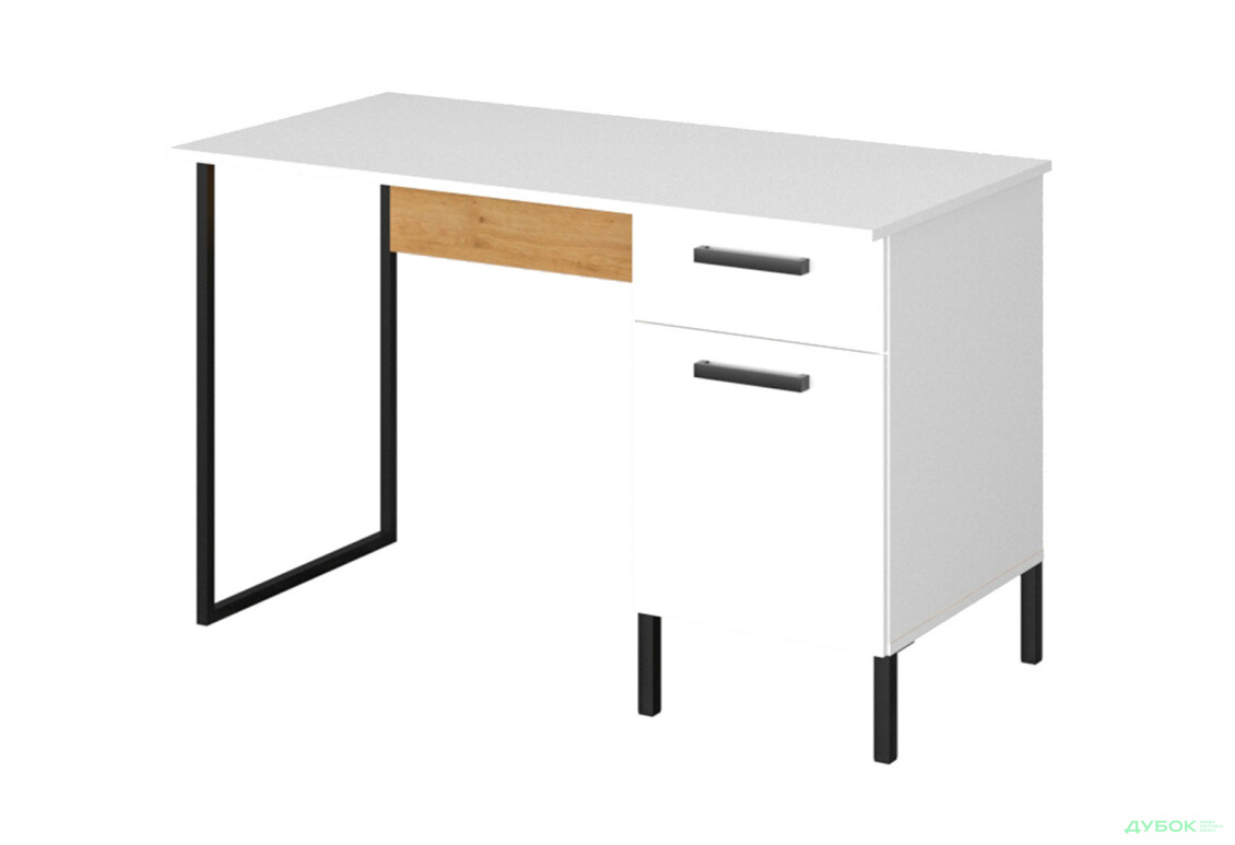 Стол письменный ВМВ Холдинг Сантес 120x60 см с тумбой и ящиком - Изображение 1 Изображение 1 - Стол письменный ВМВ Холдинг Сантес 120x60 см с тумбой и ящиком