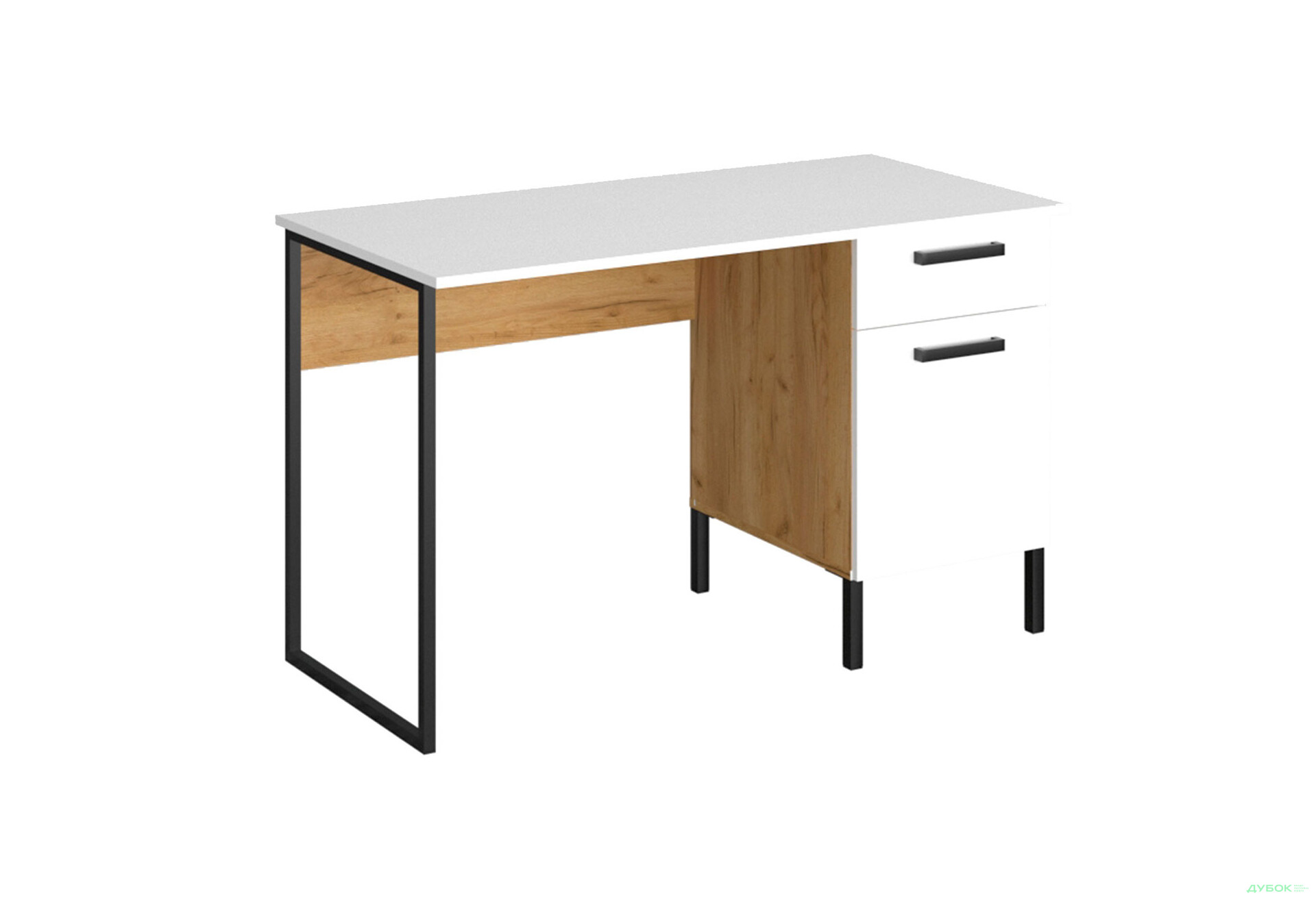 Стол письменный ВМВ Холдинг Сантес 120x60 см с тумбой и ящиком - Изображение 4 Изображение 4 - Стол письменный ВМВ Холдинг Сантес 120x60 см с тумбой и ящиком