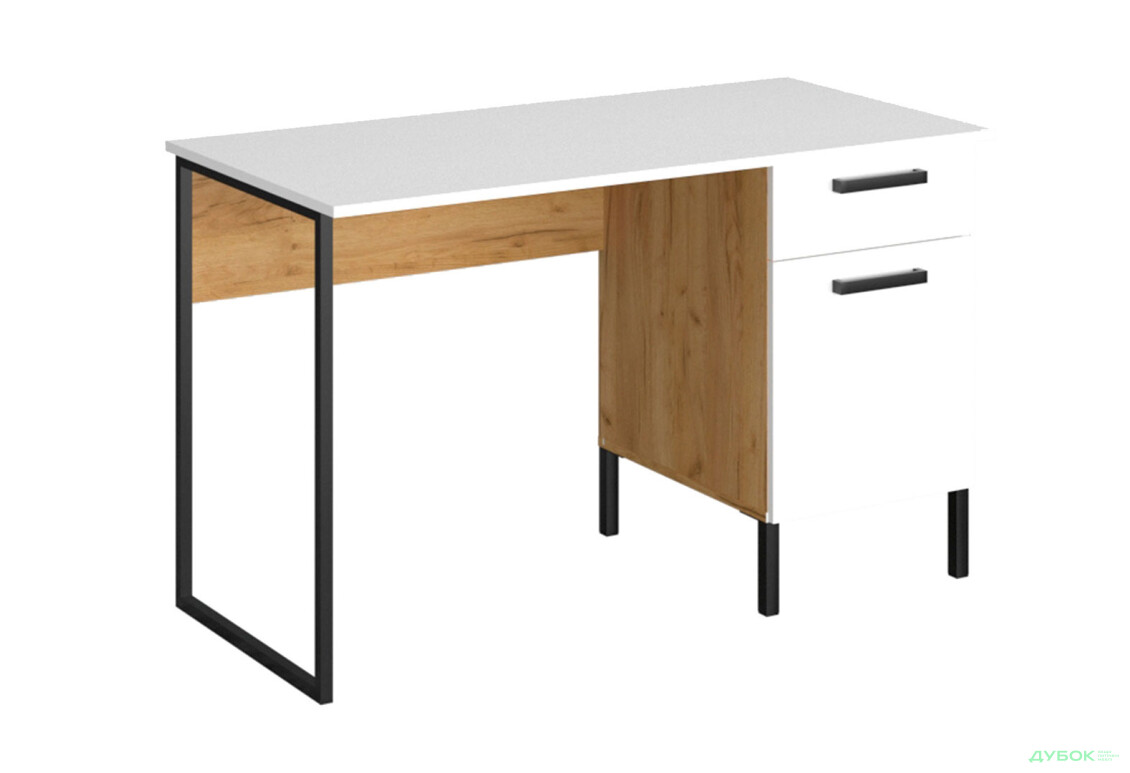 Стол письменный ВМВ Холдинг Сантес 120x60 см с тумбой и ящиком - Изображение 4 Изображение 4 - Стол письменный ВМВ Холдинг Сантес 120x60 см с тумбой и ящиком