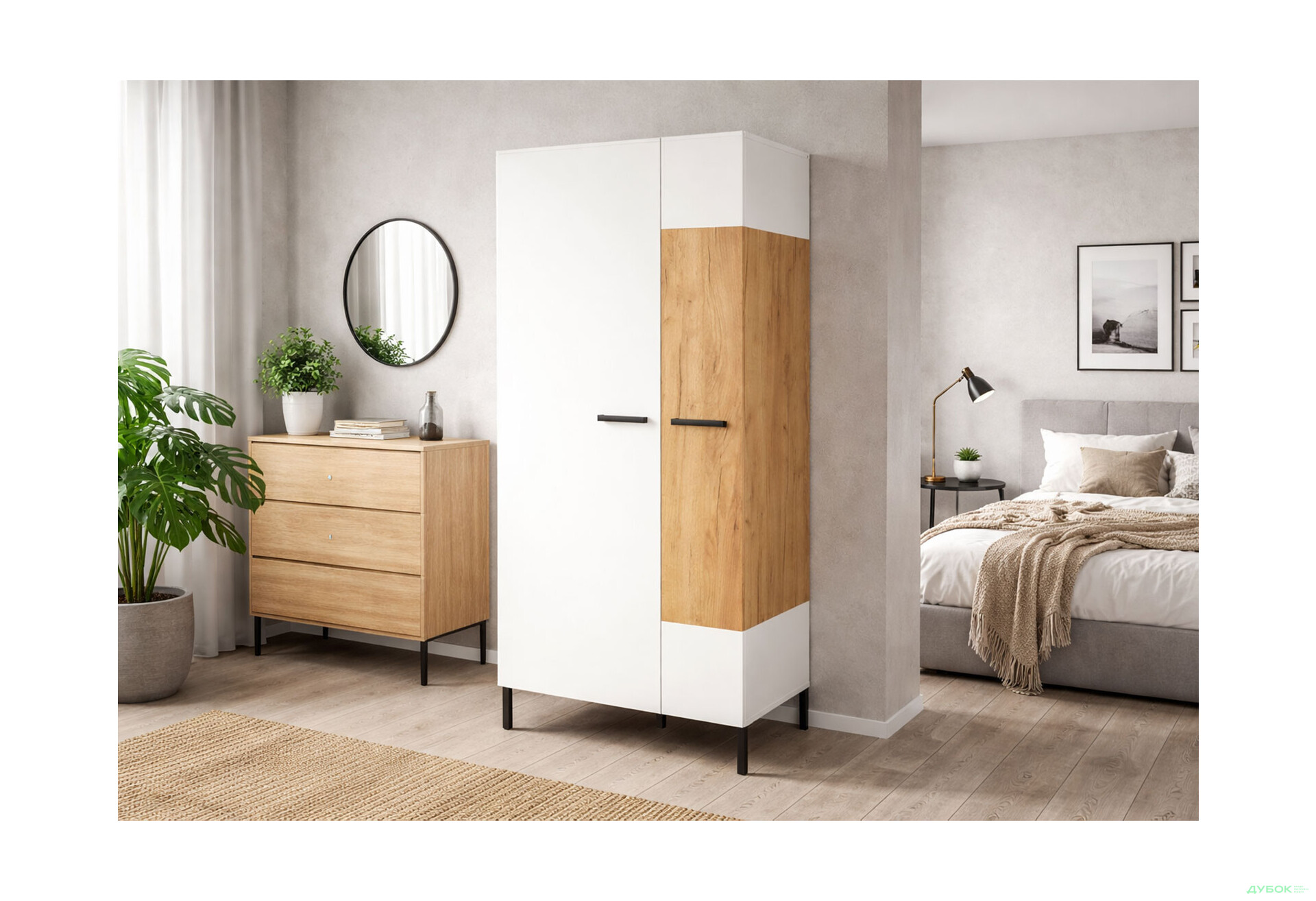 Изображение 2 - Шкаф ВМВ Холдинг Сантес 2-дверный 90 см