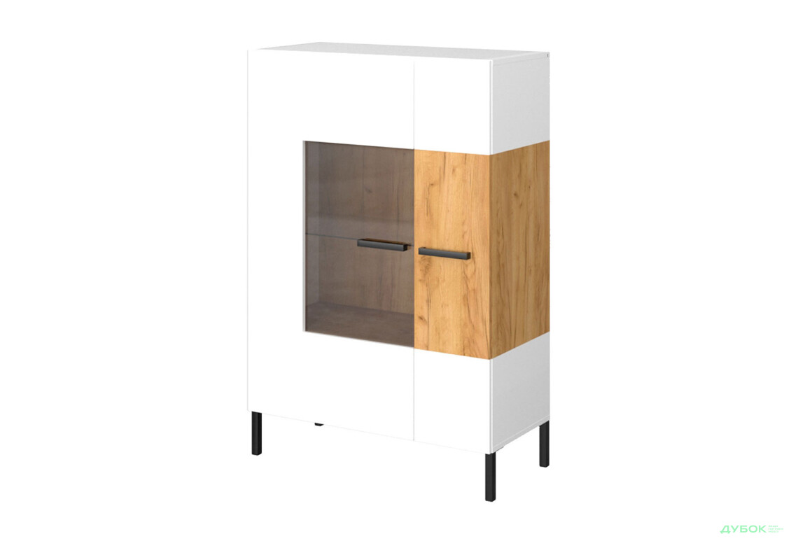 Шафа-вітрина низька VMV holding Сантес 90 см - Зображення 1 Зображення 1 - Шафа-вітрина низька VMV holding Сантес 90 см