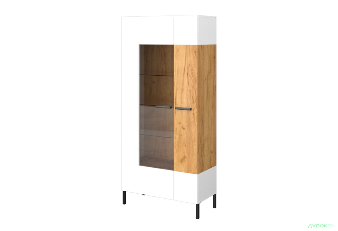 Шафа-вітрина висока VMV holding Сантес 90 см - Зображення 1 Зображення 1 - Шафа-вітрина висока VMV holding Сантес 90 см