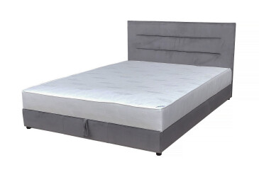 Ліжко-подіум Vika Горизонт 160х200 см підйомне, сіре