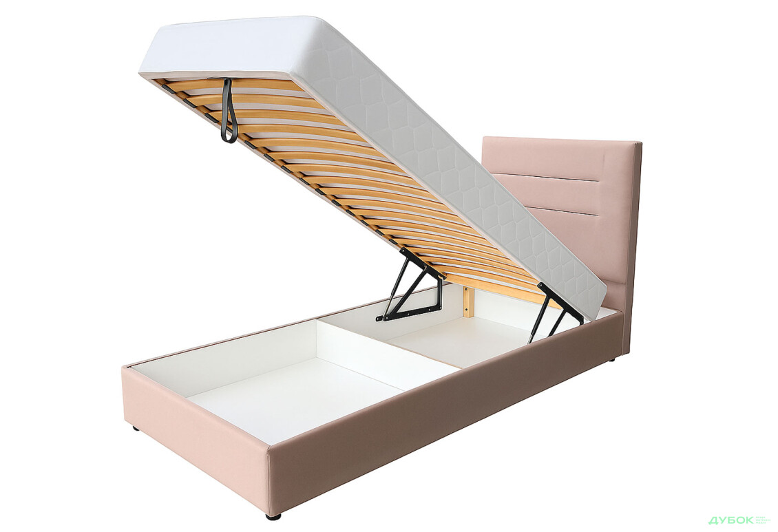 Ліжко Vika Горизонт 90х200 см підйомне, бежеве - Зображення 5 Зображення 5 - Ліжко Vika Горизонт 90х200 см підйомне, бежеве